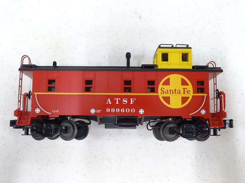 MTH 20-91018 O Gauge Red Santa Fe Steel Caboose #999600 / FedEx Free Shipping - Image 1 of 4