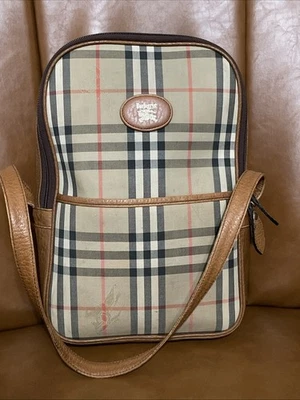 Bolso de Hombro Burberry Cartera Nova Check Shadow Horse Autenticado Leer Desc Foto 1 de 4