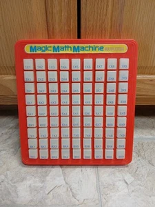 Vintage 1988 Magic Math Machine Multiplication Lanard Toys Ltd. Made In Macau - Picture 1 of 9