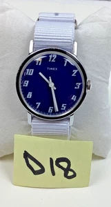 Vintage 1976 Men’s Timex Mercury 33MM Mechanical Blue Watch 1605302476 Serviced - Bild 1 von 11