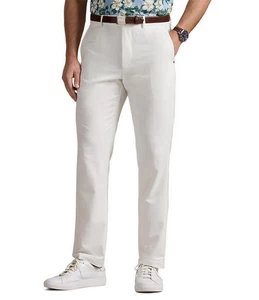 Polo Ralph Lauren Mens Tailored Fit Performance Twill Pant In White Size 40W 30L - Picture 1 of 2