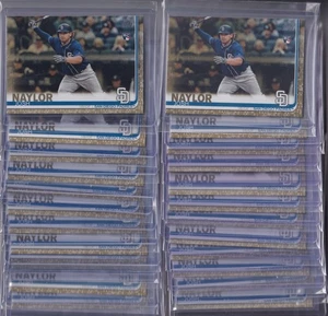 2019 Topps Update JOSH NAYLOR Rookie Card Gold Parallel #/2018 #US43 Padres - Picture 1 of 1