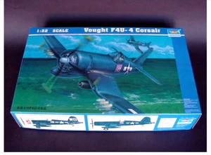 TRUMPETER 1/32 WW II U.S. NAVY F4U-4 VOUGHT CORSAIR FIGHTER MODEL KIT 02222 NIB - Picture 1 of 17