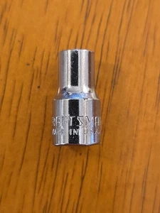 Craftsman 1/4" Drive 7/32" 12 Puntos Zócalo Poco Profundo Invertido G 43609 EE. UU. - Imagen 1 de 5