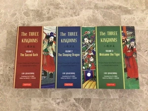 The Three Kingdoms Vol 1-3 Luo Guanzhong PB UNREAD Books Tuttle - Foto 1 di 3
