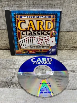 Galaxy of Games - Card Classics (Windows, 1998) Game, Case, and Instructions  - Image 1 of 4