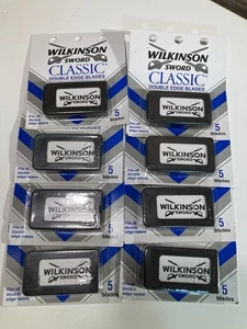 Wilkinson Sword Classic Double Edge Klingen Edelstahl glatt 5ct 8er Pack - Bild 1 von 3