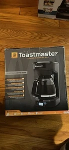 Toastmaster 12 Cup Pause & Serve Cord Storage Black Coffee Maker NEW!! - Picture 1 of 1