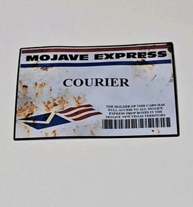 Fallout New Vegas Mojave Express Courier 3x2 Inch Stickers - Pack Of 25 - Picture 1 of 1