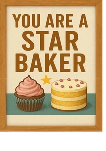 Metal Sign Cooking Baking Kitchen vintage Home Shed Workshop Birthday gift - Picture 1 of 2
