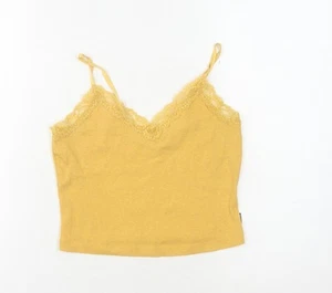 Superdry Women's Yellow Camisole Tank Top S - Picture 1 of 12