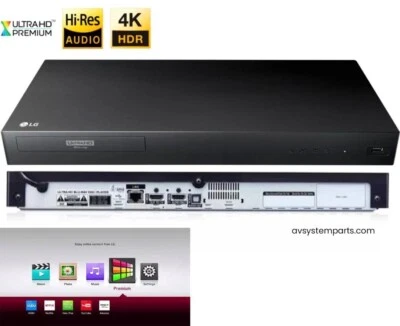 LG UP970 4K Ultra HD Blu-ray Disc SmartContent Player with HDR Compatibility - Image 1 of 2
