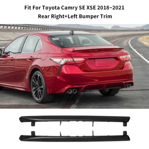 For 2018-2021 Toyota Camry SE XSE Rear Left+Right Bumper Lower Molding Trim Set - Picture 1 of 12