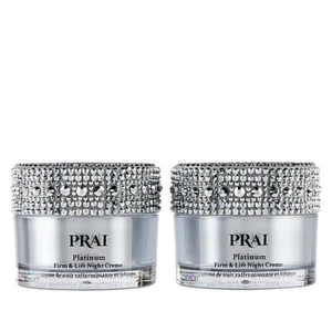 Prai Platinum Firm & Lift Night Cream 2 Jars 1.7oz each Authentic! - Picture 1 of 1