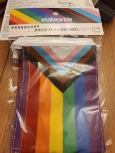 Pride Flag Banner LGBTQIA 7" x 72"' #takepride - Picture 1 of 2