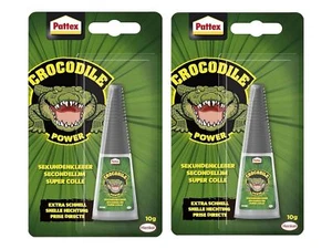 Pattex Crocodile Power Sekundenkleber Alleskleber extra Stark 2 x 10g - Bild 1 von 3