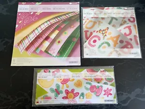 NIP CREATIVE MEMORIES BABY GIRL BRIGHT BUNDLE PERFECT FIT MONOGRAM STICKERS BULK - Picture 1 of 4