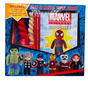 Marvel Universe Kit all'uncinetto di Galusz Spiderman Capt America Hulk Iron Man - Foto 1 di 2