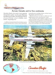 1960 Canadian Pacific Airline Rome city - Classic Advertisement Print Ad - Picture 1 of 1
