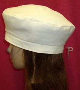 UNBRANDED, HAND MADE FROM NEW COTTON BERET HAT, SIZE XL 23.6/8" INCHES 60.04 CM+