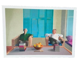 David Hockney Postcard – Tate Britain Exhibition –2017 Rare Collectible Art Card - Picture 1 of 4