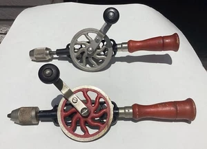 2 Very Nice Vintage Miller Falls #2-01 Hand Crank Drill - Picture 1 of 11