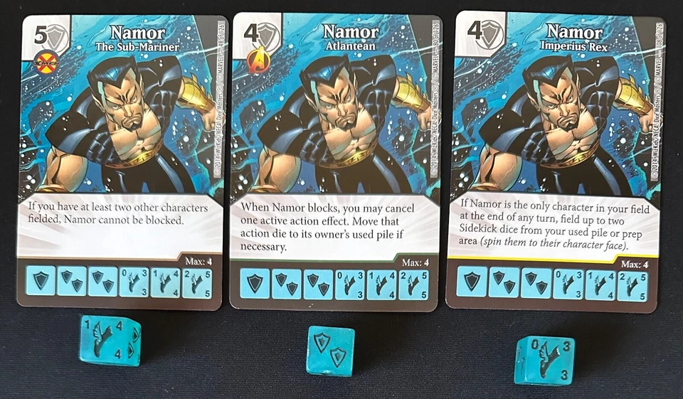 Dice Masters: Marvel Uncanny X-Men NAMOR — 3 кости редкие необычные обычные - Изображение 1 из 1