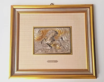Quadro Opera bassorilievo in argento studio Ottaviani "Libero" - Immagine 1 di 4