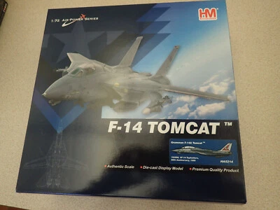 Hobbymaster HA5214 1:72 F-14A Tomcat VF-14 Tophatters 80th Anniv Sellado de fábrica Foto 1 de 4