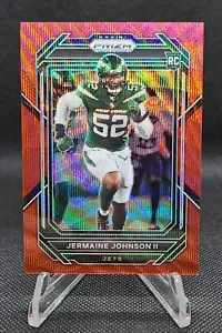 2022 Prizm Novato Red Wave Jermaine Johnson II RC 065/149 WHC398 - NY Jets - Imagen 1 de 3