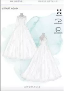 Wedding dress custom made by Anomalie. Size 12-14, never worn! - Picture 1 of 10