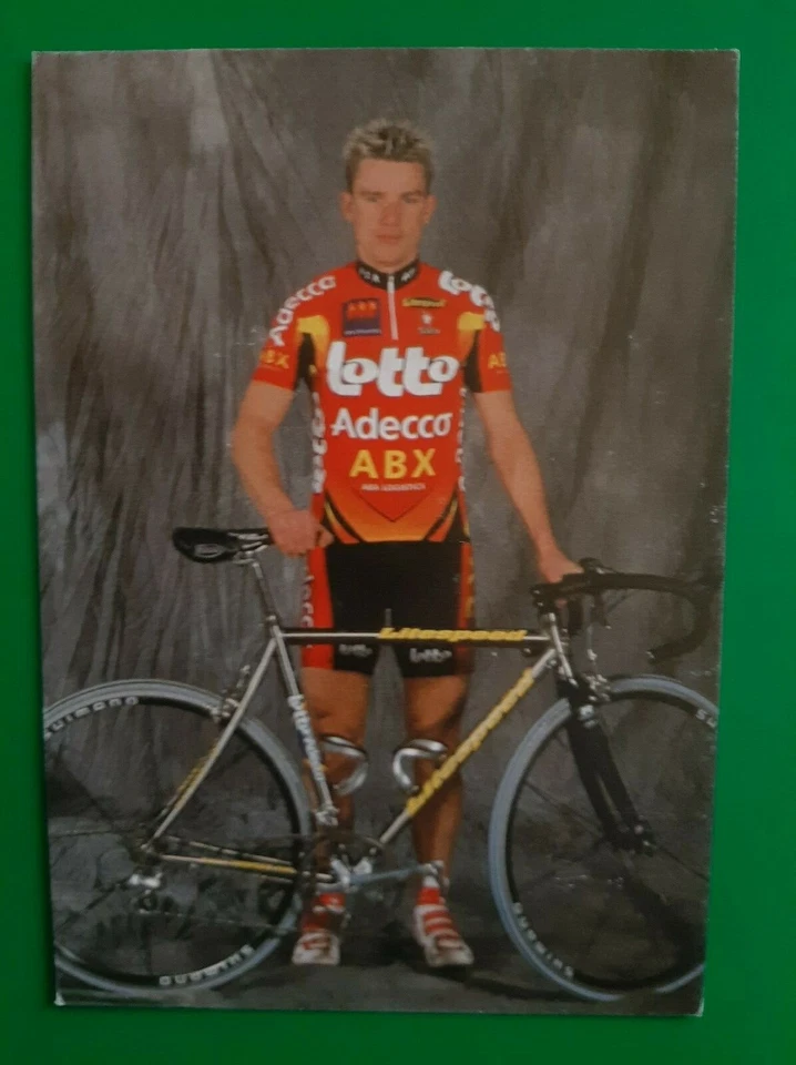 CYCLISME carte cycliste CHRISTOPHE DETILLOUX  équipe LOTTO Adecco 2002 - Photo 1/1
