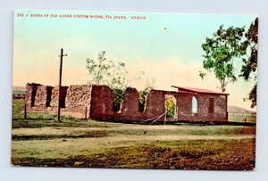 TIA JUANA, MÉXICO RUINAS DE ADOBE ANTIGUO POSTAL PERSONALIZADA (F-3) - Imagen 1 de 2