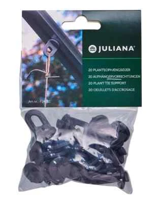 Aufhängervorrichtungen / Ösen für Juliana/ Halls Gewächshaus 20 Stück