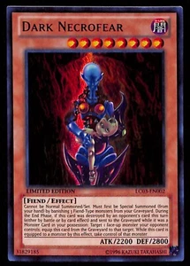 Dark Necrofear LC03-EN002 Limited Edition Ultra Rare Holofoil Yugioh Card TCG NM - Picture 1 of 2