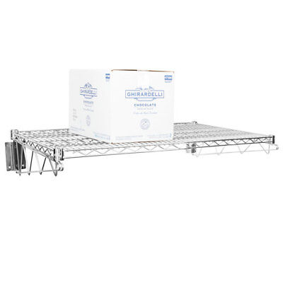 24  X 36  Wall Mount Chrome Wire Shelf Rack Commercial Restaurant Pot Pantry NSF • 111.19$