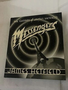 James Hetfield SIGNED Book Bookplate MESSENGERS The Guitars Of Metallica IN HAND - Picture 1 of 2