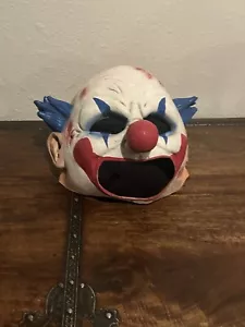 Adult Chinsy the Clown Mask Scary Angry Evil Clown - Picture 1 of 7
