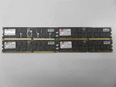 Lote de 4- Memoria de servidor Kingston KTC-ML370G3/4G 4GB PC2100 DDR-266 Foto 1 de 4