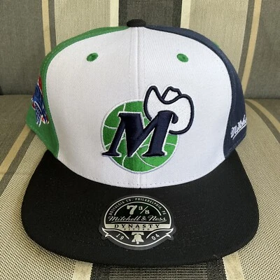 Mens Mitchell & Ness NBA Dallas Mavericks Team Retro Logo HWC Fitted Size 7 3/8 - Image 1 of 4