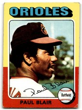 1975 TOPPS PAUL BLAIR BALTIMORE ORIOLES #275
