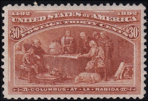 US Scott #239, VF centering, Unused, REGUMMED. - Picture 1 of 2