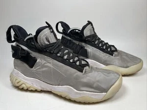 Nike Air Jordan Proto React Men's Sneakers Size 7.5 Metallic Silver Black - Picture 1 of 7