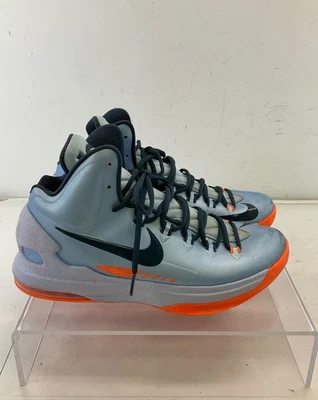 Nike KD 5 Ice Blue Total Orange Basketball Shoes 10 - Image 1 of 4