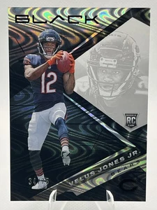 2022 Panini Black - [Base] - Silver #123 - Rookies - Velus Jones Jr. /75 RC - Bild 1 von 2