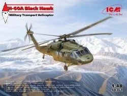 ICM 1/48 UH-60A BLACK HAWK US MILITARY TRANSPORT HELICOPTER - Immagine 1 di 4