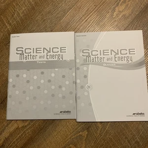 Abeka Science Matter and Energy Student Quizzes and Tests - Picture 1 of 5