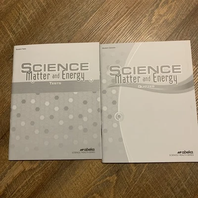 Abeka Science Matter and Energy Student Quizzes and Tests - Image 1 of 4