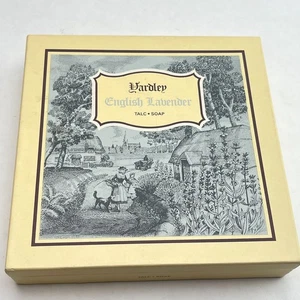 Yardley English Lavender Set – Vintage Puder & Seife – OVP 1970er/80er - Bild 1 von 5