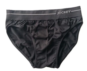 Sz Small Jockey No Fly Seamfree Bikini Briefs Underwear Black Discontinued - Picture 1 of 9